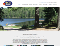 strona internetowa dla happy landing lodge