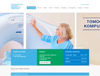 strona internetowa dla kliniki diagnostyki obrazowej